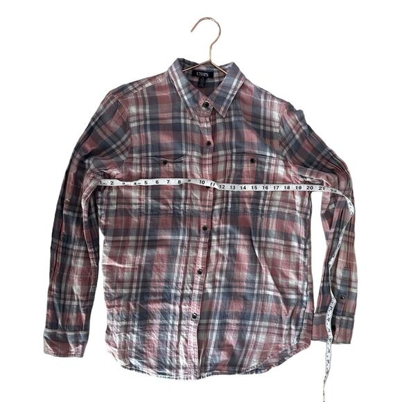 Chaps Soft Lightweight Flannel Button Down - Size Large - Picture 6 of 6